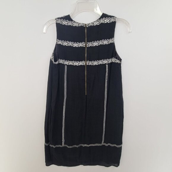 Anthropologie Vanessa Virginia Women's Sleeveless Mini Shift Dress Black Size XX - Picture 5 of 8